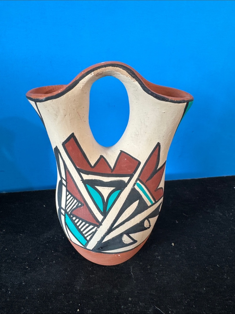 traditional Jemez Pueblo wedding vase